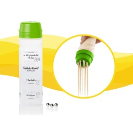 The Original Spätzle-Shaker for 4 Portions (875 ml Green) Homemade Spaetzle with our Spaetzle Maker - Spaetzle Shaker the Alternative to Spaetzle Grater, Spaetzle Press, Spaätzle Sieve, Spaetzle Slicer
