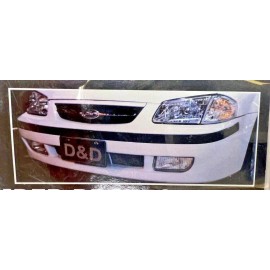 Universal 3x 81" SILVER CAR BUMPER GUARD PROTECTOR FRONT REAR CORNER CITY PARKING BP-467