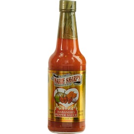 Marie Sharp’s Fiery Hot Habanero Pepper Sauce, 10 oz – Extra Hot Belizean Hot Sauce with Intense Heat & Flavor – All-Natural, Gluten-Free (Pack of 6)