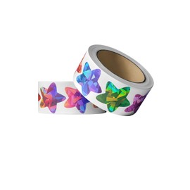 Zolarkar Star Seals, 1000 Pieces, Large Capacity, Reward Stickers, 1.0 inches (2.5 cm), 8 Types, Glitter Seal, Envelope Seal, Cute, Diary, Decorative, Children's Learning Tag, Teacher Award Sticker,