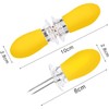 Corn Holders, AUGSUN 10Pcs/5 Pairs Corn Cob Holders Stainless Steel