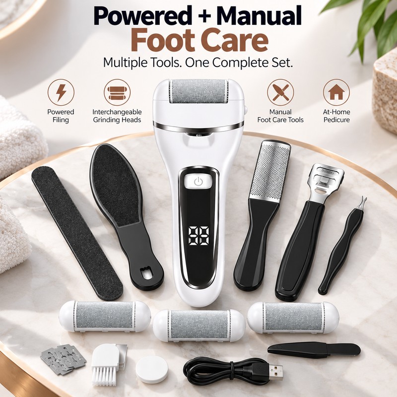 Pedicure Tools Foot Care File Set for Callus Care –