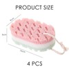4 Pack Bath Sponges, Body Exfoliating Bath Sponge Balls, Exfoliating