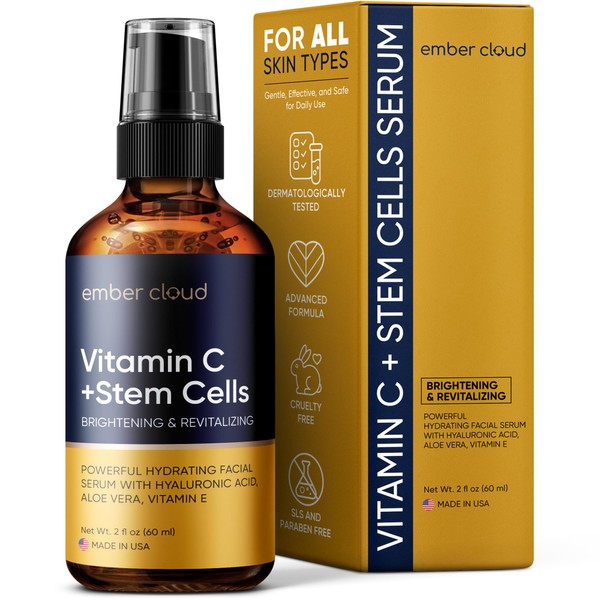 Ember Cloud Vitamin C Serum for Face & Eyes (2Oz)