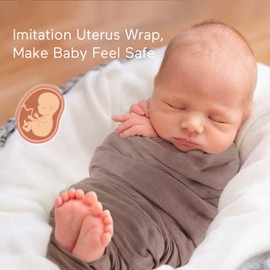 Momcozy Muslin Swaddle Blankets, 4 Pack Ultra Soft Neutral Matching Baby Swaddle Blanket, Breathable Skin Friendly, Large 47 x 47 Inch Swaddling Receiving Blanket for Boy Girl, Light Green