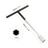 HARFINGTON T-Handle Metric Socket Wrench 17mm CR-V 6-Point Hex Hexagon