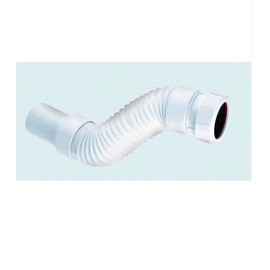 McAlpine FLEXCON5 Flexible Fitting-Universal Connection x PVC Plain Spigot, White