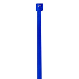 Partners Brand PCT422D Colored Cable Ties, 18#, 4", Blue (Pack of 1000)
