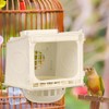 AIMALL Plastic Bird Nesting Box Breeding Hatch House with Observation