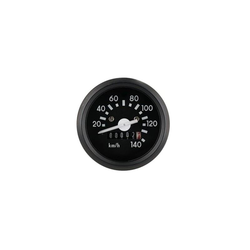 Tachometer Ø60mm bis 140km, mit Blinkkontrolle, 12V - für Simson