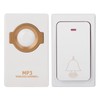 Smart Wireless Selfpowered Waterproof Doorbell Chime Elderly Caller 1*transmitter 1*receiver