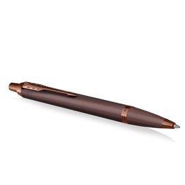 PARKER IM Monochrome Ballpoint Pen | Blue Ink | Burgundy Surface and Trims | Medium Tip | Gift Box