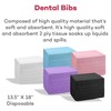 Dealmed Disposable 13.5" x 18" Dental Bibs, 2-Ply Tissue/Poly, Bulk