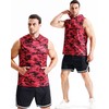 NELEUS Men's 3 Pack Running Tank Tops Sleeveless Camo Athletic