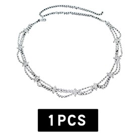 Head Chain Hair Jewellery Headpiece Tassel Silver Fashion Hair Accessories Festival Bohemia Vintage Headpieces for Women and Girls 4524