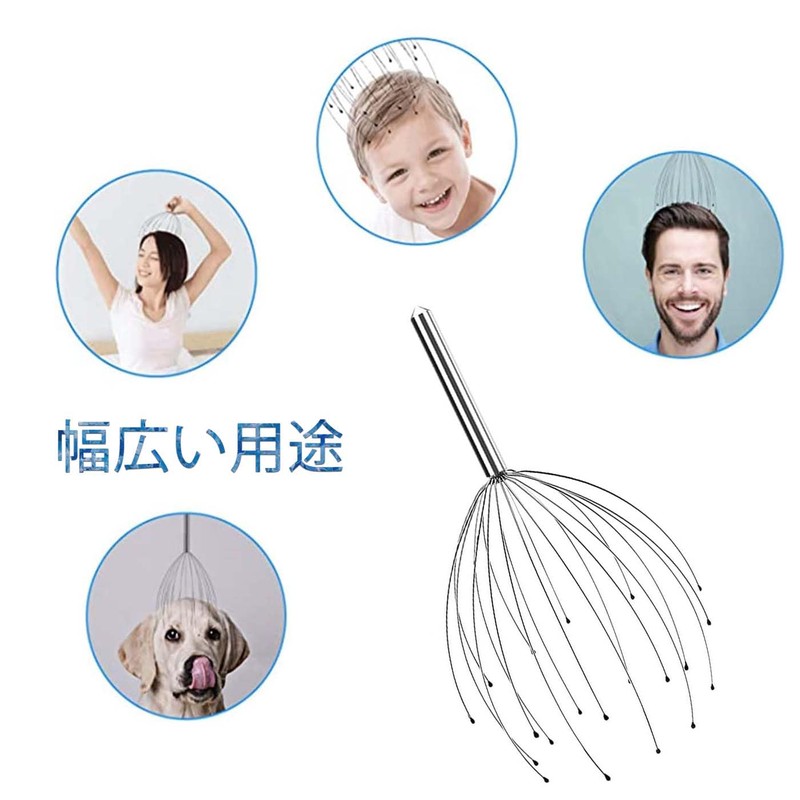 HUIKKJP Scalp Massage, Promotes Blood Circulation, Reduces Fatigue, 20 Fingers,