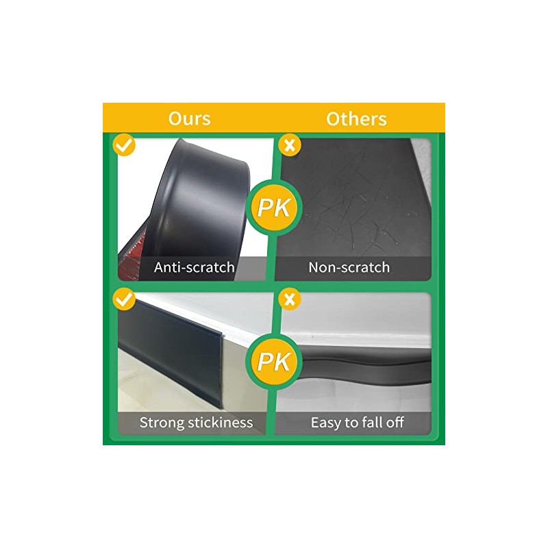 Flexible Baseboard Molding Trim, 4 Inch x 20 Feet Peel