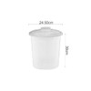 JMS we create smile Plastic Dustbin Fun Translucent Bin Recycle