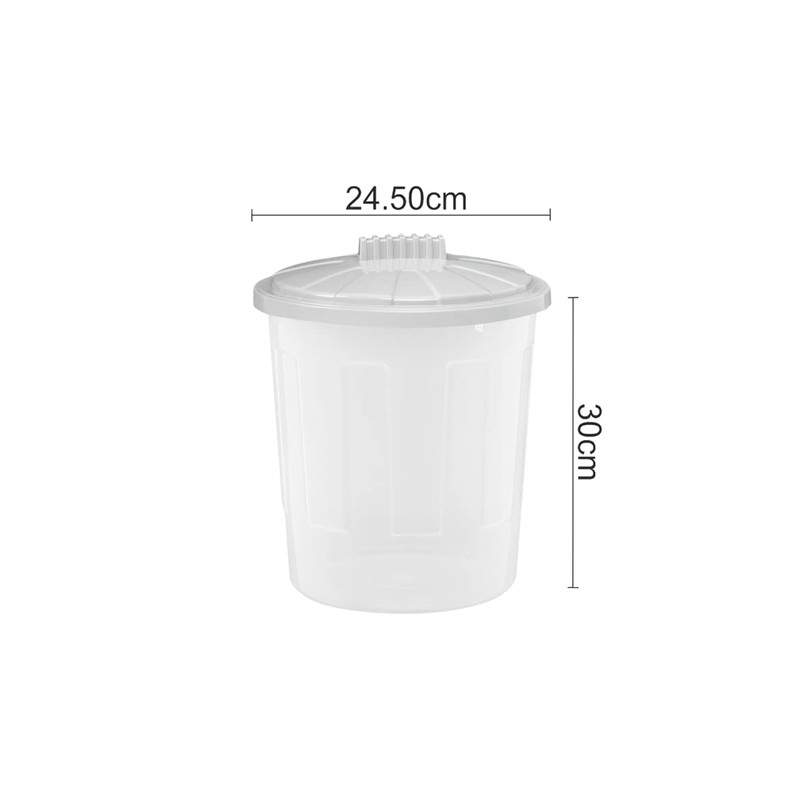 JMS we create smile Plastic Dustbin Fun Translucent Bin Recycle