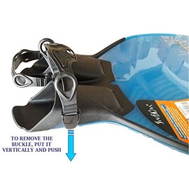 Double Loop and a strap Standard for Monofin Bar Adjust