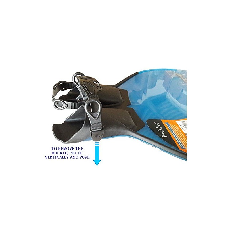 Double Loop and a strap Standard for Monofin Bar Adjust