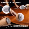 Mocrop 34 Pieces Leather Sewing Set Leather Tool with Leather