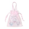 Sanrio 463183 Drawstring Bag with Handle (White Cat Ballerina) Sanrio