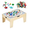 VEVOR Multi-Purpose Activity Play Table, 290 Building Bricks and 30-Piece