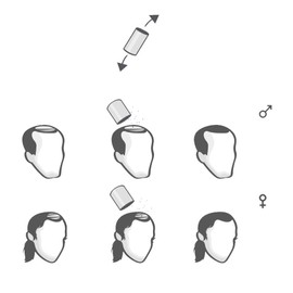 Plus Additional Hair, Effective Scatter Hair for Men and Women, Optical Hair Thickener for Light Hair with Vitamin E I Hair Filler Vegan, 1 x 25 g Can medium Blonde