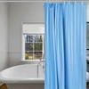AAMERA Plain Waterproof Bathroom Shower Curtain 180x180cm With 12 Hooks