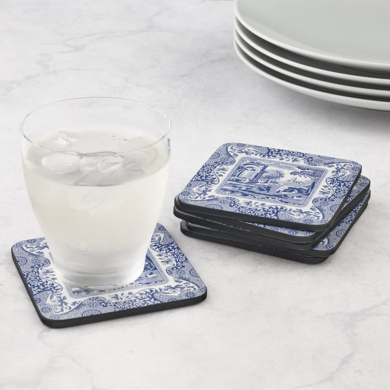 Pimpernel Spode Blue Italian Collection Coasters | Set of 6