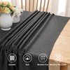 smiry Linen Table Cloth Square 140x140 cm Wipe Clean Tablecloth