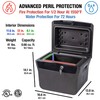 SentrySafe Fireproof and Waterproof Lock Box with Key Lock, File