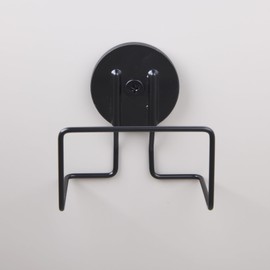 LEVOSHUA Magnetic Sponge Holder for Kitchen Sink - Stainless Steel Sink or Iron Cast Sink, Rubber Coated Strong Magnets, SUS 304 Stainless Steel Dish Sponge Organizer, Pack of 1 Black