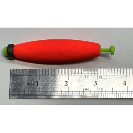 Eagle Claw FFCW300FR - 3 Inch Weighted Foam Oval Float 5 Pcs /10 Pcs - Select - 10 Pcs