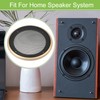X AUTOHAUX 5" Speaker Grills Cover Mesh Round with Mounting
