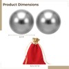 2 PCS Stainless Steel Hand Exercise Balls, 2.2 in Grip