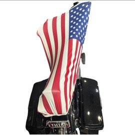 THIGHBRUSH® - Stars and Stripes - Water Repellent Motorcycle Cover and Sunshade