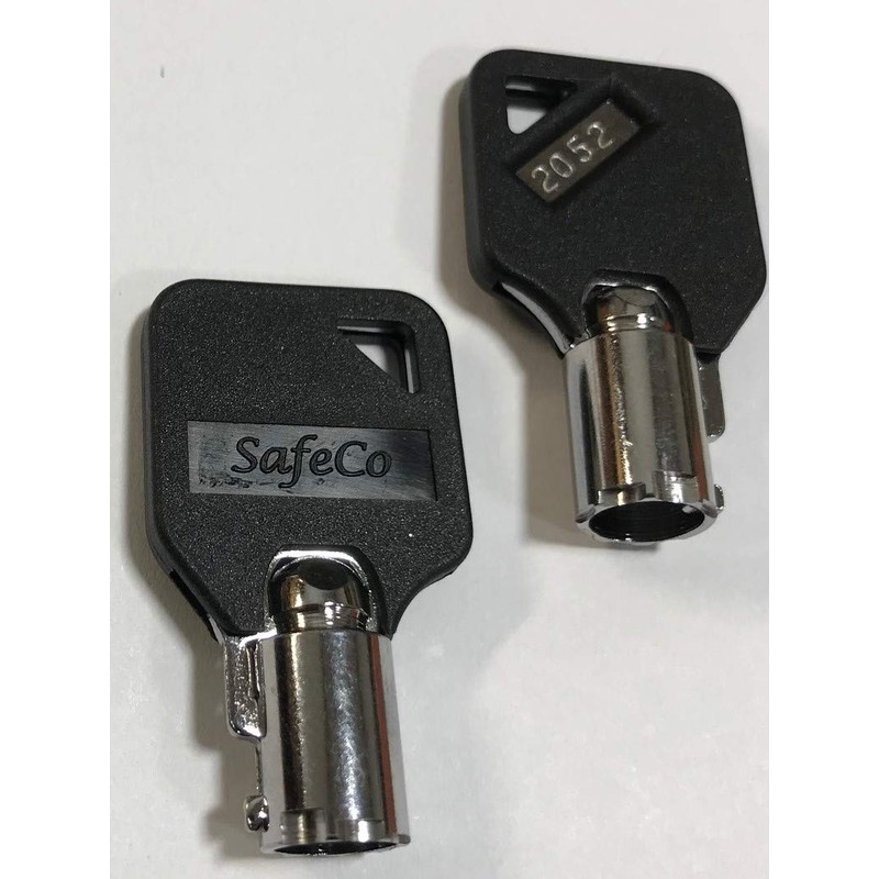 SafeCo Brands Replacement Tubular Keys 2-Keys (0001 SafeCo Brands)