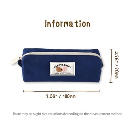 Monolike Pencil case, Happy and Lucky Block Pen Case, Indigo, Simple color
