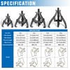 XIIW 3'' 4'' 6'' Gear Puller Set, 3 Jaw Bearing