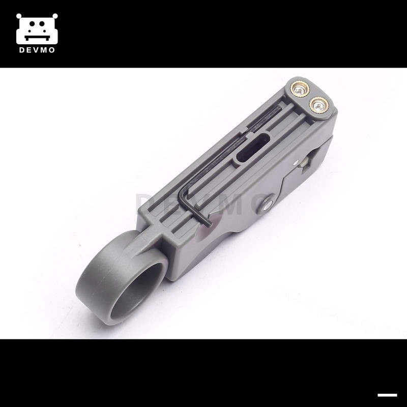 DEVMO Cable Stripper Coaxial Wire Coax Stripping Tool RG6 RG11