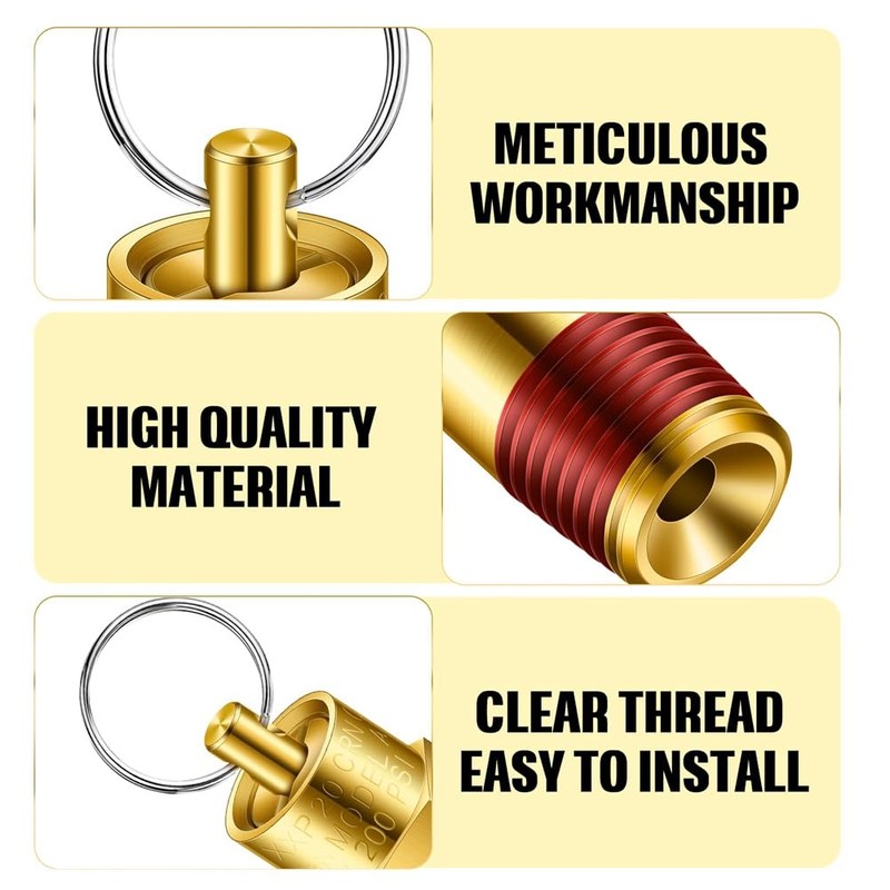 4Pcs Air Compressor Relief Pressure Valve and Air Gauge Set,1/4in