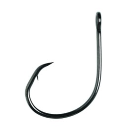 Eagle Claw L197 Circle Hook Platinum Black Finish, Offset Circle Hook Sizes 2/0 to 8/0 in 50 and 100 Packs (Eagle Claw 197 Black 8/0-100 PK)