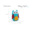 Hobby Gift PCO 95 Owl Sewing Pincushion with Soft Cotton