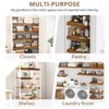 Gashell Wire Shelf Covers, Bamboo Wire Rack Covers for Pantry,