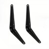 Floating Shelf L Brackets – Black Steel Wall Mount Supports