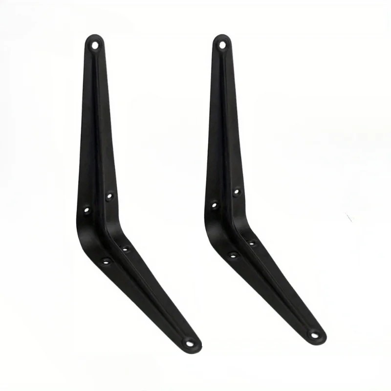 Floating Shelf L Brackets – Black Steel Wall Mount Supports