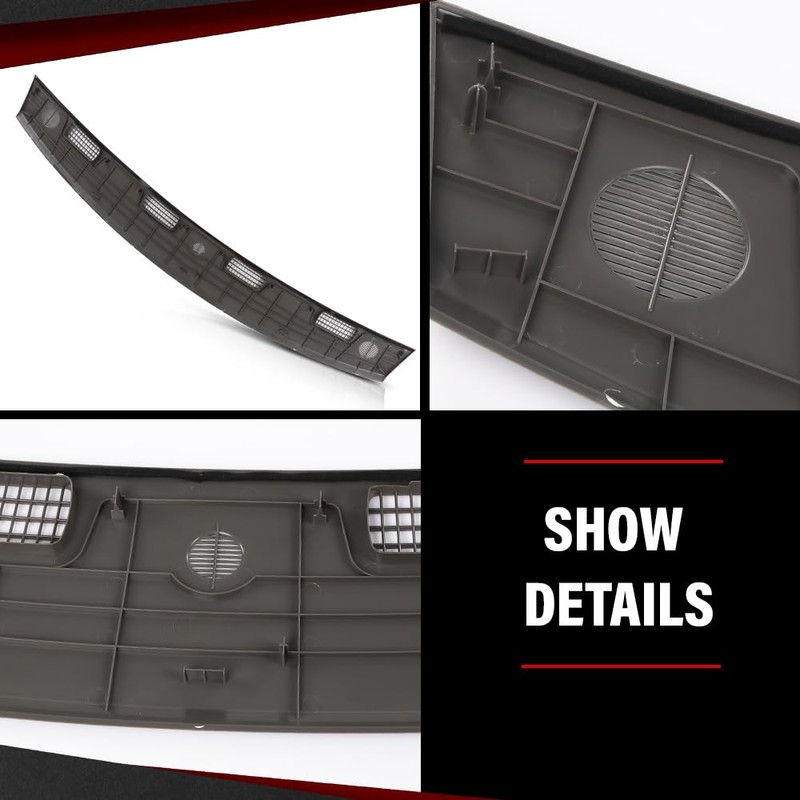 CROSSDESIGN Upper Dashboard Panel Dash Cover Plastic Compatible with Dodge