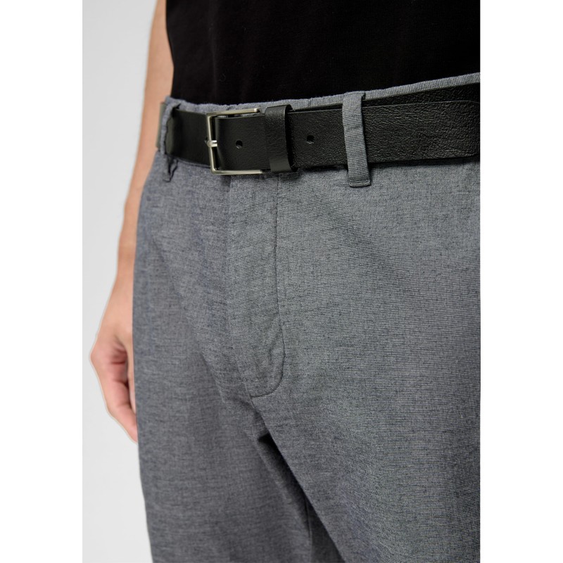 s.Oliver Genuine Leather Belt, 9999 Black
